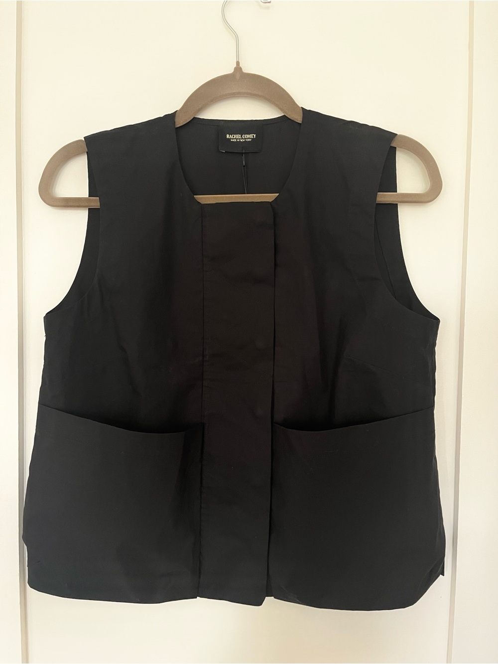 Rachel Comey Black Sleeveless Vest Top
